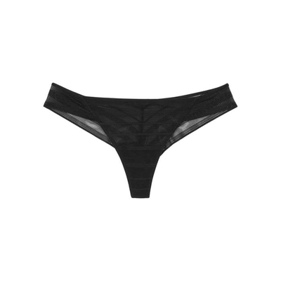 Shop Wacoal Sexy Shaping Black Tulle Thong