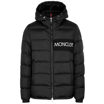 Shop Moncler Aiton Quilted Shell Jacket In Black