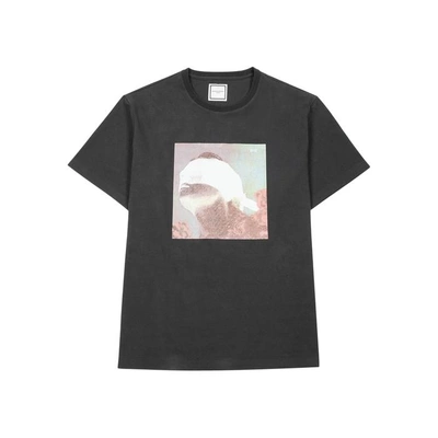 Shop Wooyoungmi Printed Brushed Cotton T-shirt In Multicoloured