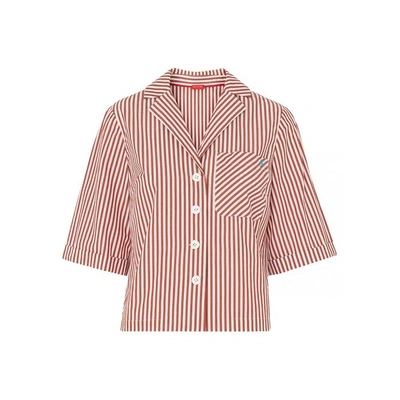 Shop Kitri Lucia Striped Pyjama Shirt