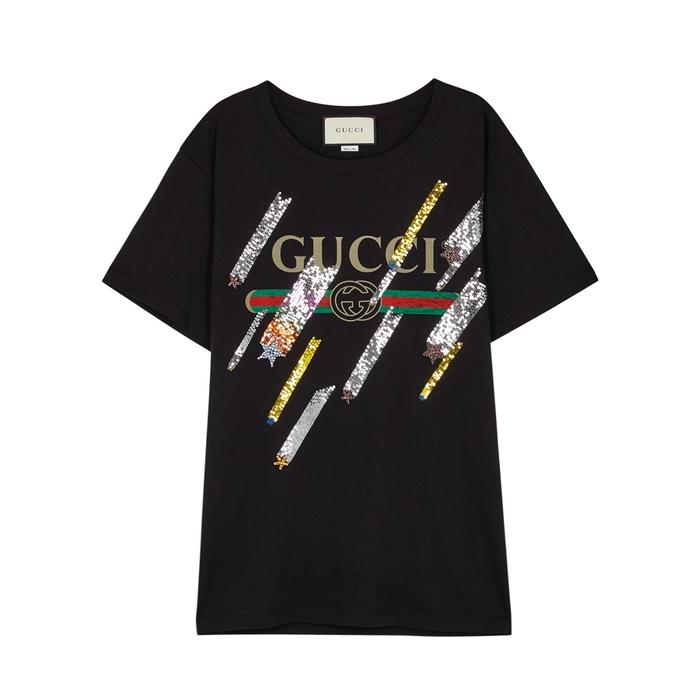 gucci shooting stars t shirt