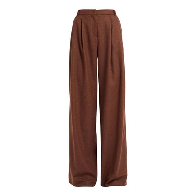 Shop Wtr  Ethel Brown Wool Blend Trousers
