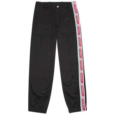 Shop Givenchy Black Logo-intarsia Jogging Trousers