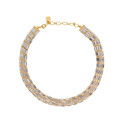 Shop Ca&lou Starlite Crystal-embellished Necklace In Gold