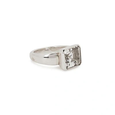 Shop Muse Studio White Topaz Sterling Silver Ring