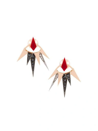 Shop Anapsara 'freedom' Diamond Earring - Metallic
