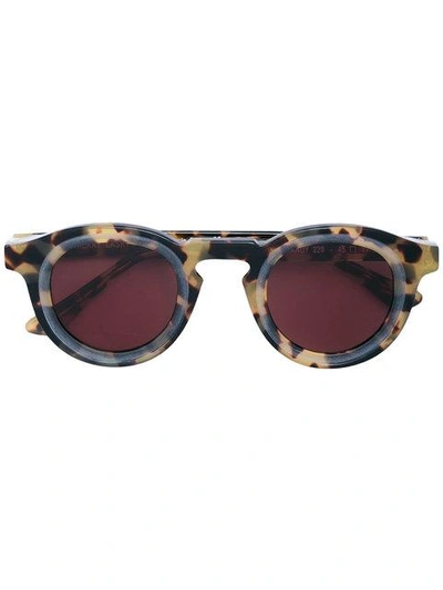 Shop Thierry Lasry Round Frame Sunglasses - Brown