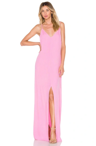 Shop La Made Kate Slip Dress In Aurora Pink