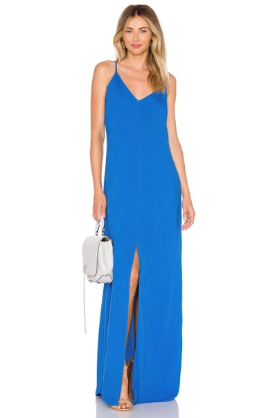 Shop La Made Kate Slip Dress In Blue. In Turkish Sea