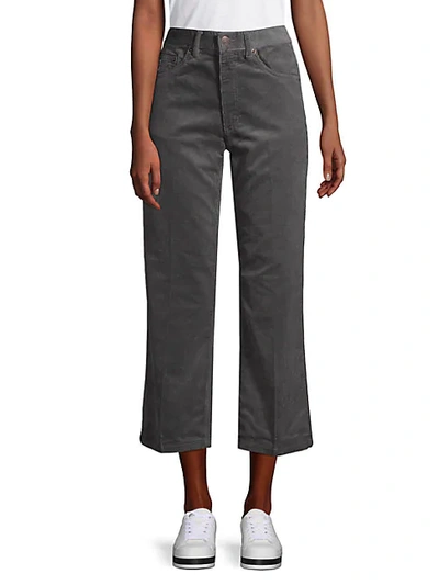 Shop Marc Jacobs Wide-leg Cropped Pants In Grey