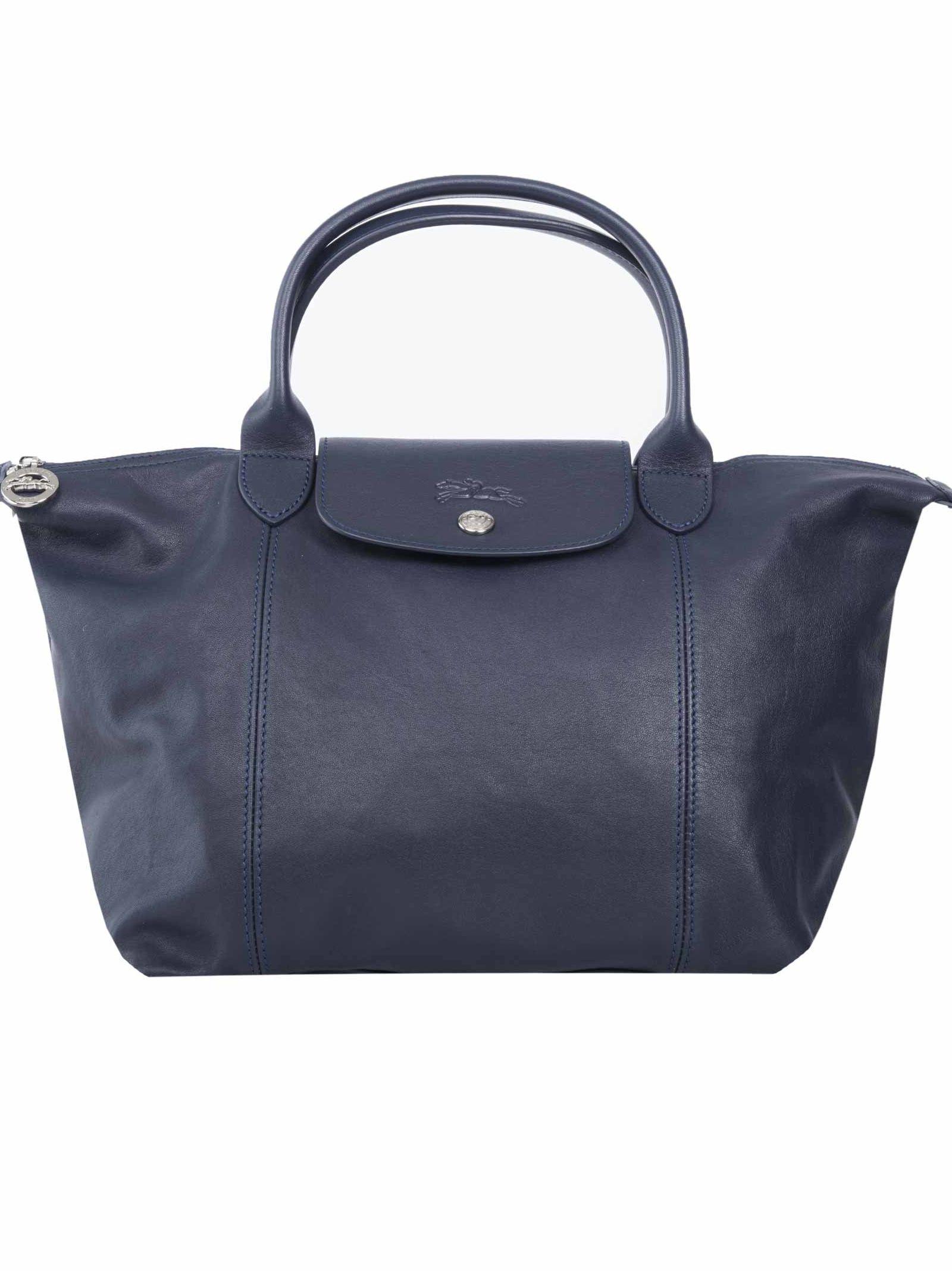 Longchamp Le Pliage Tote In Blu Navy | ModeSens