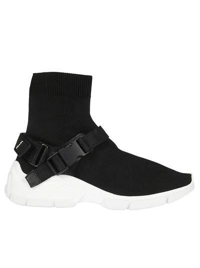 Shop Prada Hi-top Sock Sneakers