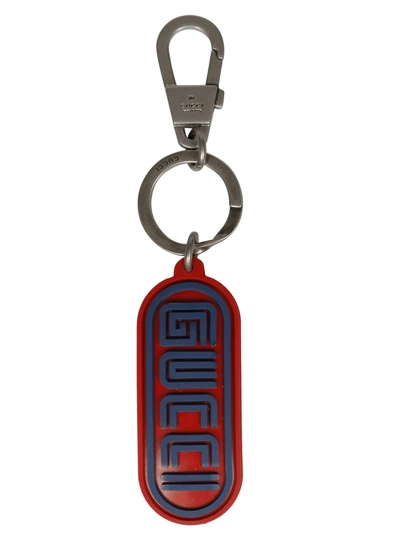 Shop Gucci Logo Keychain In 8882