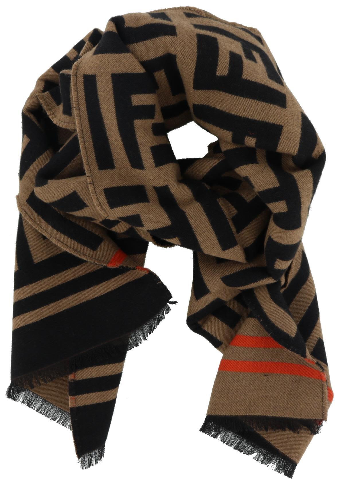 fendi logo scarf