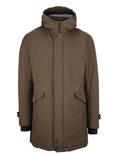 Shop Herno Large Hood Parka In 7400