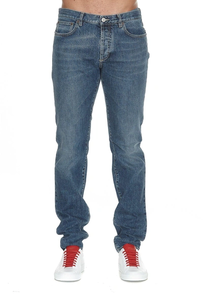 Shop Givenchy Skinny Fit Jeans In Blue