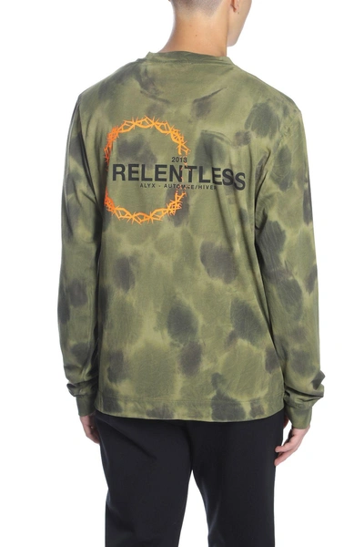 Shop Alyx Aamts0010a108 Relentless Collection Tee 108 In Camouflage