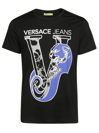 Shop Versace Jeans Logo Print T-shirt