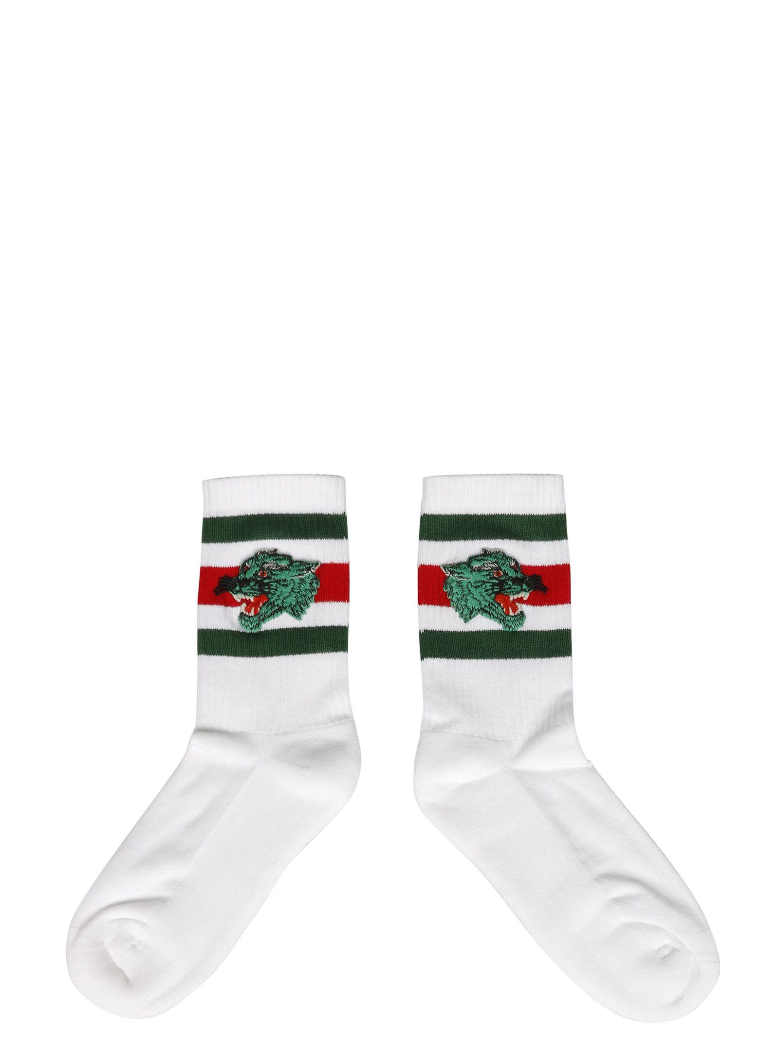gucci panther socks