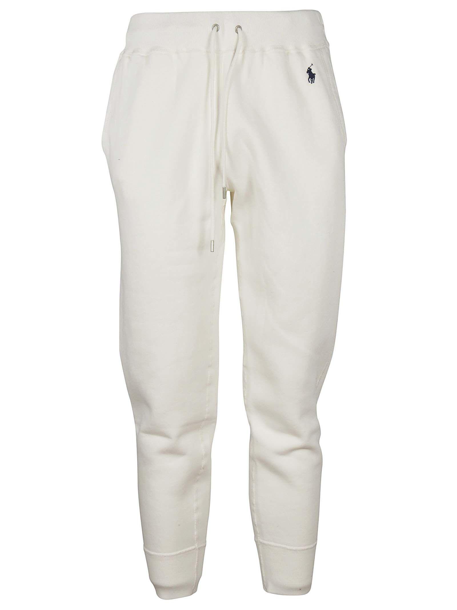 white ralph lauren sweatpants