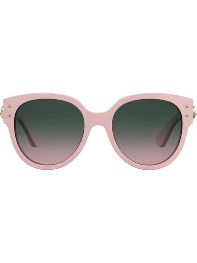 Shop Moschino Eyewear Teddy Bear Sunglasses In Pink