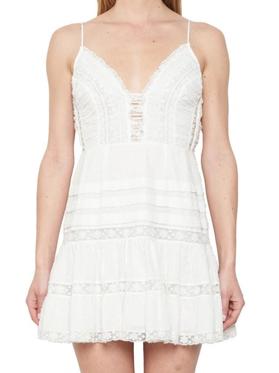 Shop Zimmermann Iris Mini Dress In White