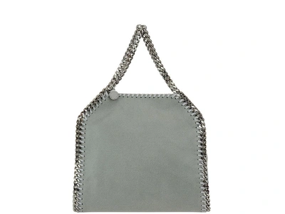 Shop Stella Mccartney Mini Falabella Bag In Light Grey
