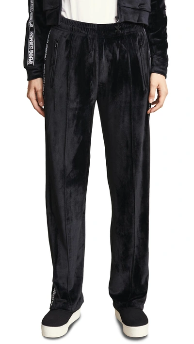 Shop Opening Ceremony Velour Track Pants In Black