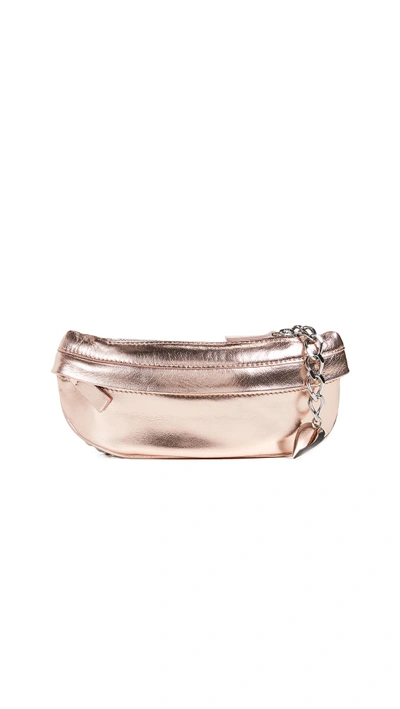 Shop Avec La Troupe Troupe Belt Bag In Rose Gold