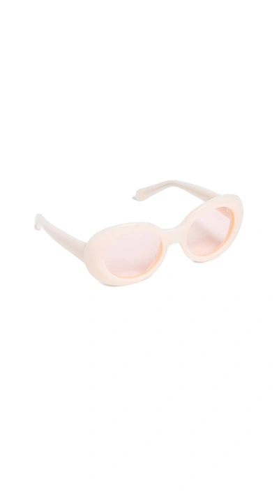 Shop Acne Studios Mustang Sunglasses In Pink/fluo Pink