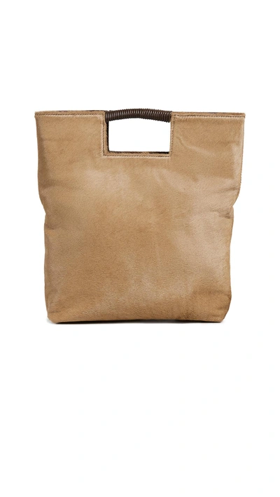 Shop Oliveve Reid Wrapped Handle Bag In Honey