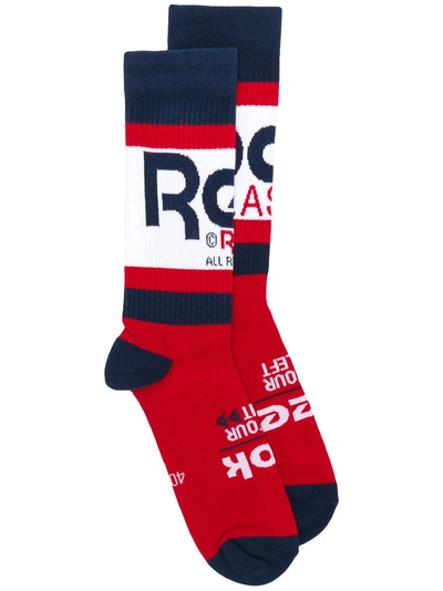 Shop Reebok Classics Graphic Crew Socks - Red