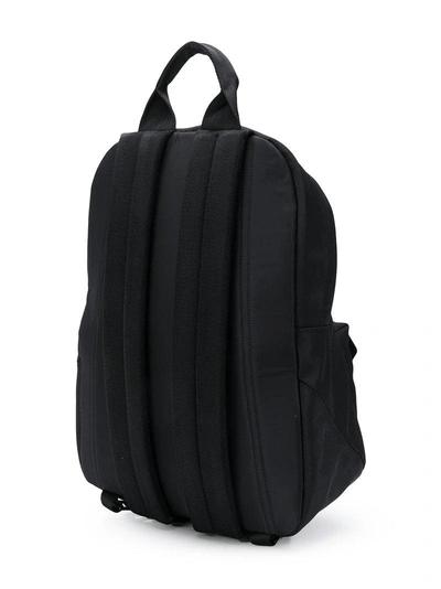 Shop Lanvin Leather Trim Backpack - Black