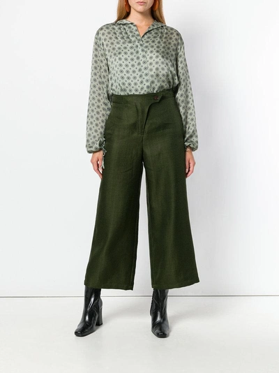 Shop Christian Wijnants V-neck Blouse - Green