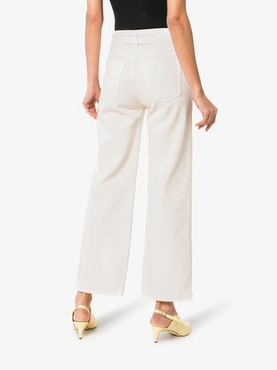 Shop Reformation Madison High-waisted Jeans In Nude/neutrals