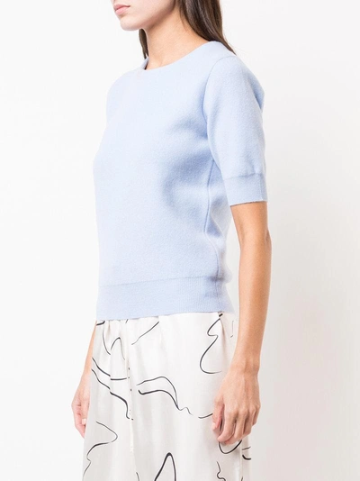 Shop The Row Fine Knit Sweater In Blue