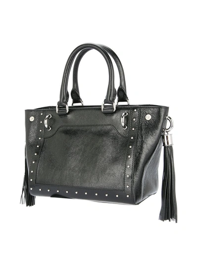 Shop Balmain Le Panier Shoulder Bag - Black