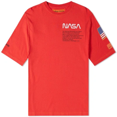 Lionel Green Street parti konkurrerende Heron Preston Nasa Cotton T-shirt In Red | ModeSens