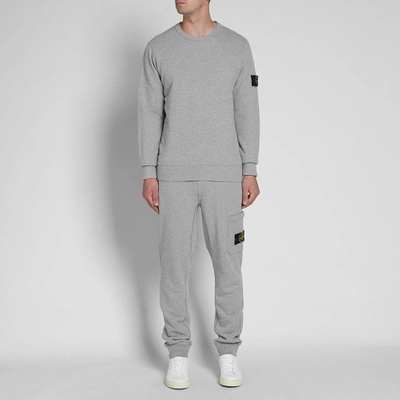 Shop Stone Island Garment Dyed Pocket Sweat Pant In Grey