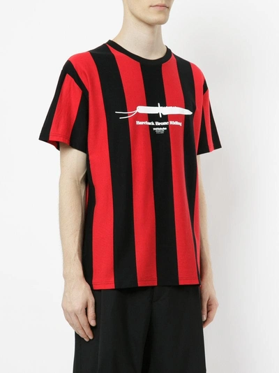 Shop Yoshiokubo Striped Football T