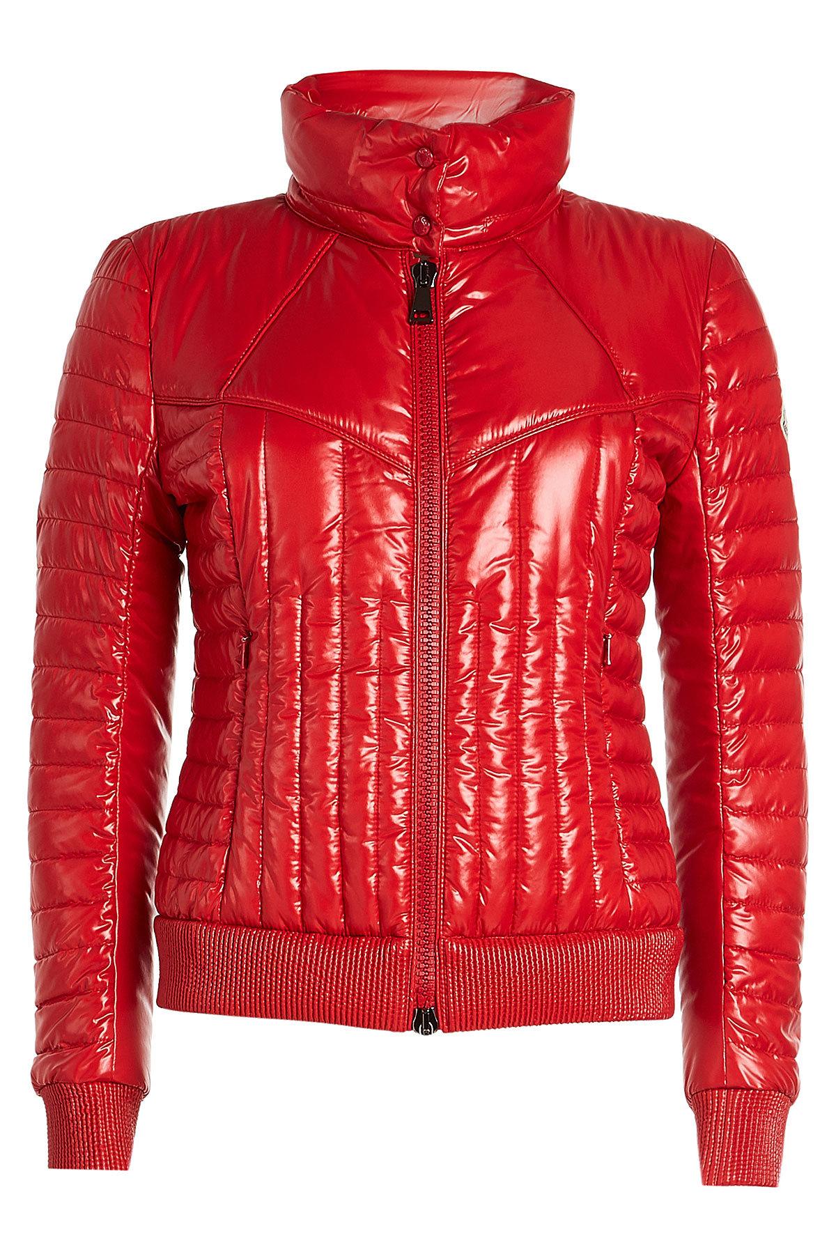 Moncler Faisan Down Jacket In Red 