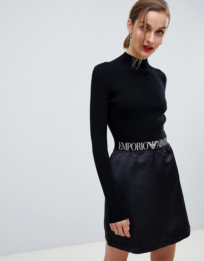 giorgio armani black dress