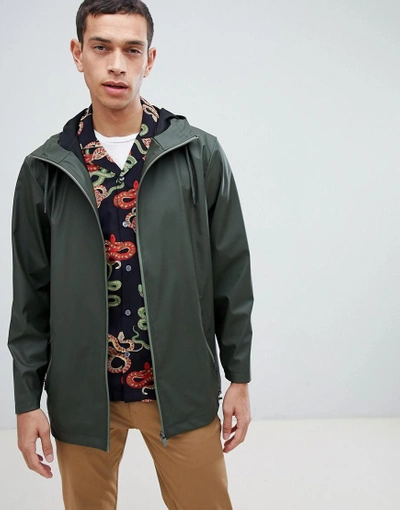 Shop Rains 1265 Breaker Jacket In Green - Green