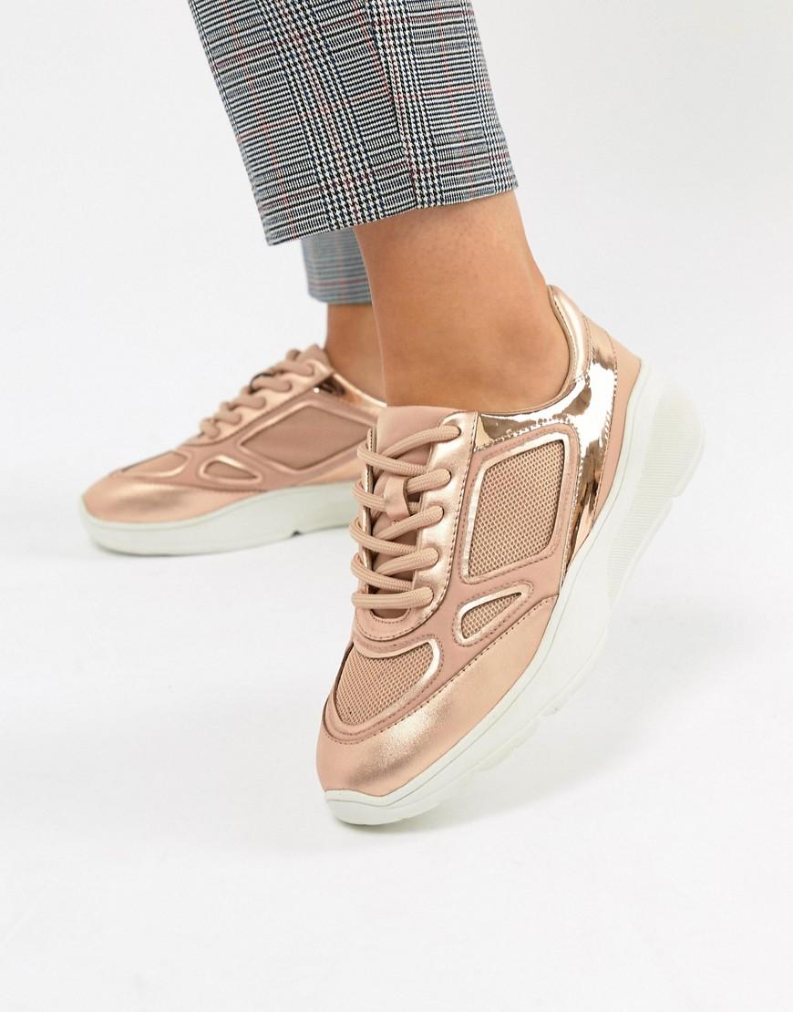 rose gold steve madden sneakers