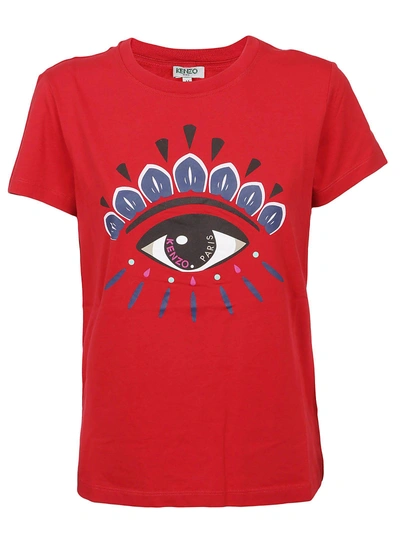 Shop Kenzo Eye T-shirt In Medium Red