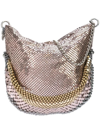 Shop Laura B Mini U Bag - Pink In Pink & Purple