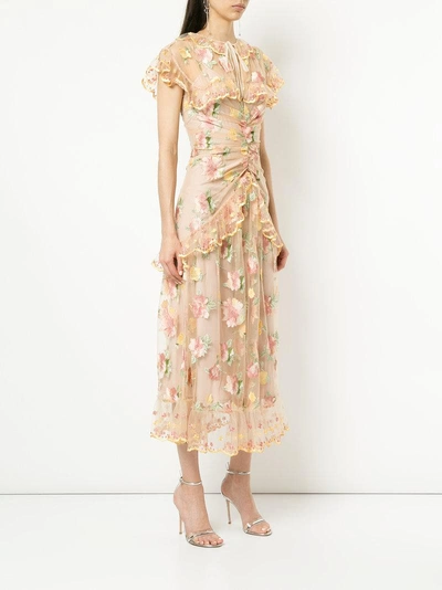 Shop Alice Mccall Floating Delicately Dress - Neutrals