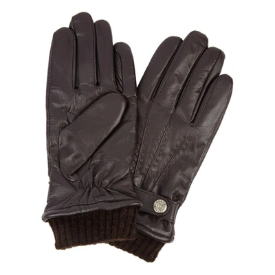 Shop Dents Henley Brown Touchscreen Leather Gloves