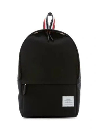 Shop Thom Browne Minimalistic Backpack In Black