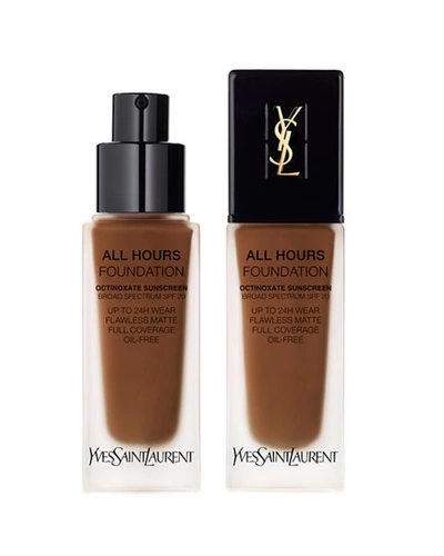 Shop Saint Laurent All Hours Full Coverage Matte Foundation In B90 Ebony